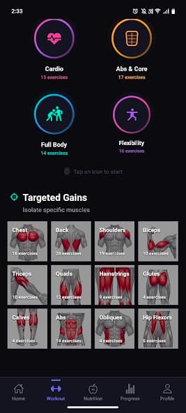 TrackIron - Workout & Nutrition Tracker screenshot 1
